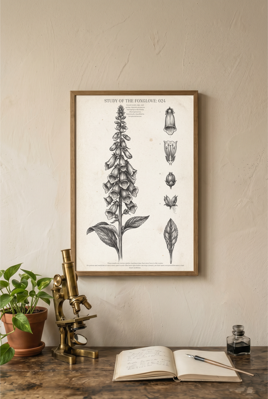 STUDY OF THE FOXGLOVE: 024